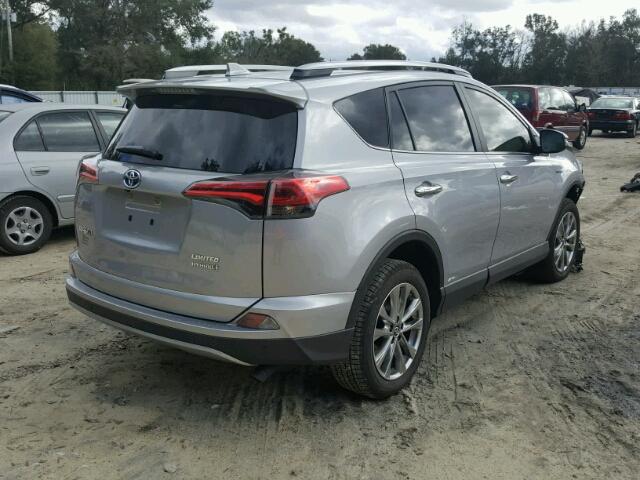 JTMDJREV9HD145128 - 2017 TOYOTA RAV4 HV LI SILVER photo 4