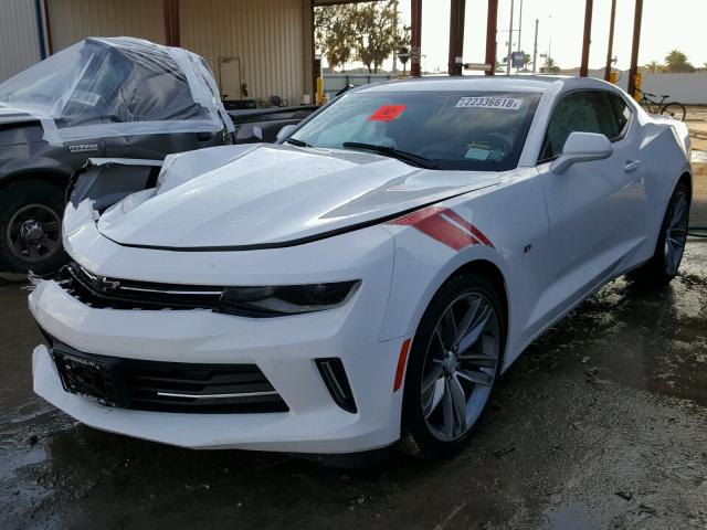 1G1FD1RX2H0110542 - 2017 CHEVROLET CAMARO LT WHITE photo 2