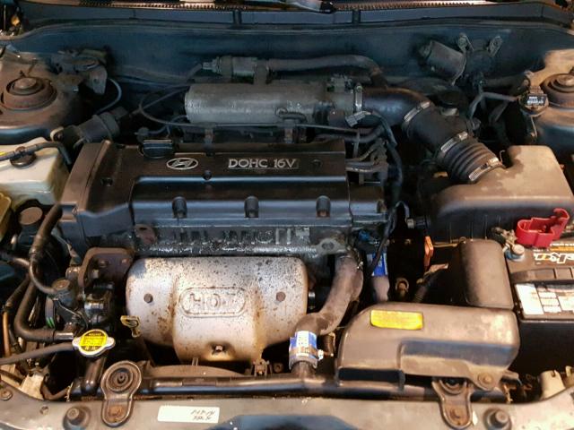 KMHJF35F0YU959254 - 2000 HYUNDAI ELANTRA GL GREEN photo 7