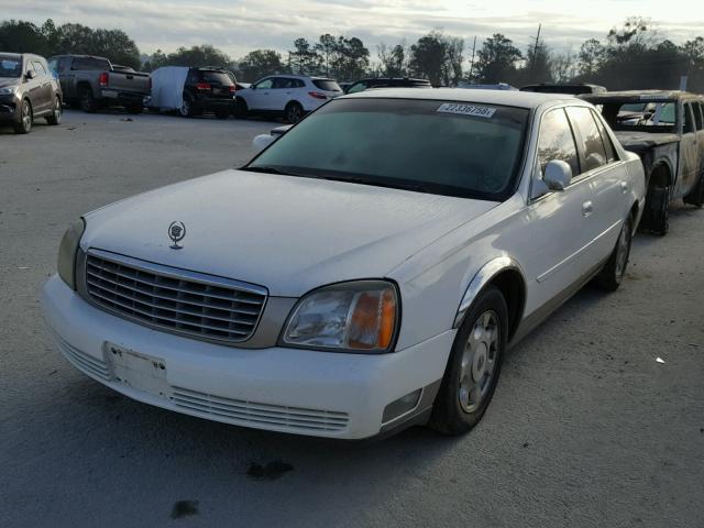 1G6KD54Y7YU187870 - 2000 CADILLAC DEVILLE WHITE photo 2