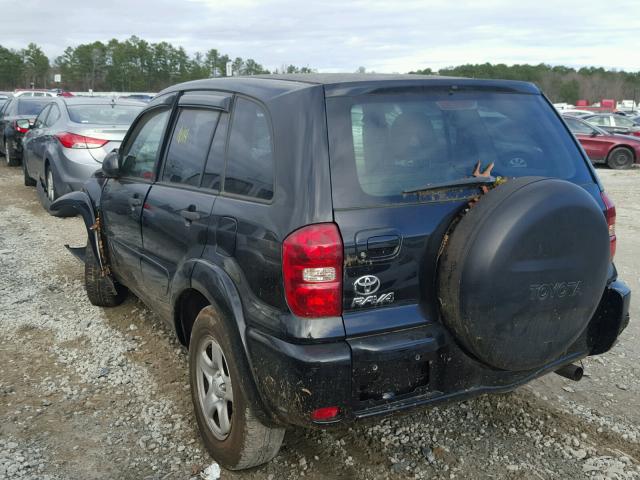 JTEGD20V050070529 - 2005 TOYOTA RAV4 BLACK photo 3