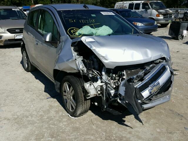 KL8CD6S92EC534003 - 2014 CHEVROLET SPARK 1LT Серебристый фото 1