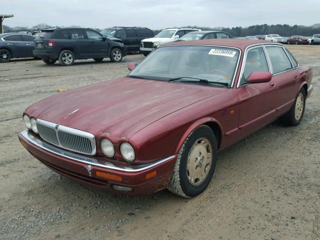 SAJHX1740SC730880 - 1995 JAGUAR XJ6 RED photo 2