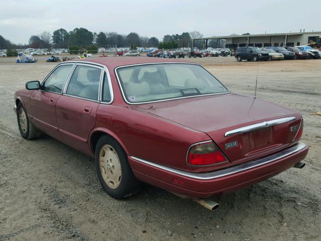 SAJHX1740SC730880 - 1995 JAGUAR XJ6 RED photo 3