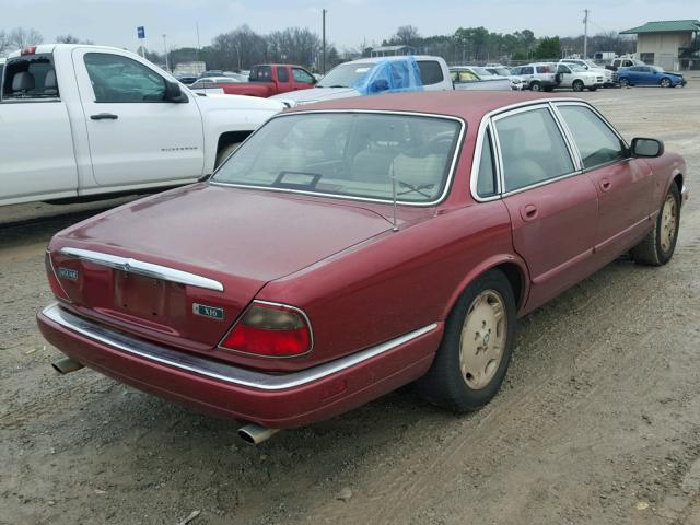 SAJHX1740SC730880 - 1995 JAGUAR XJ6 RED photo 4