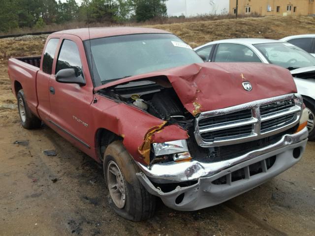 1B7GL22X1XS214991 - 1999 DODGE DAKOTA RED photo 1