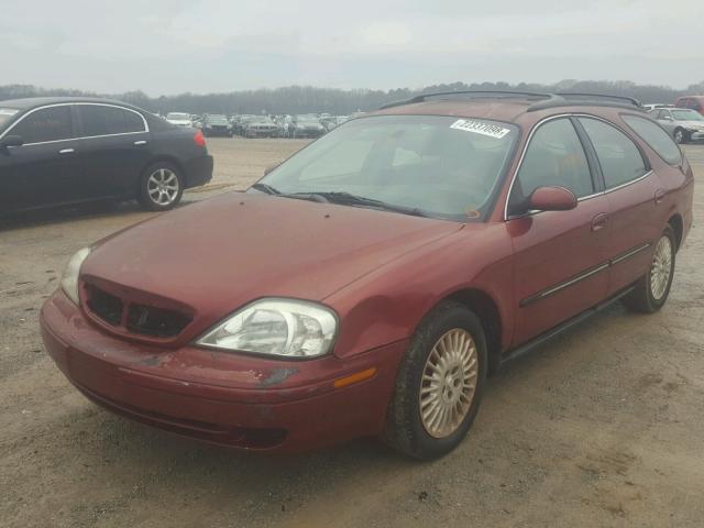 1MEFM58U12A610990 - 2002 MERCURY SABLE GS MAROON photo 2