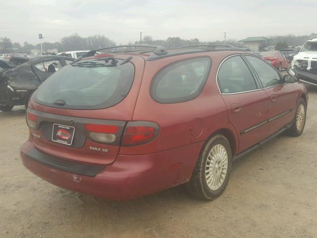 1MEFM58U12A610990 - 2002 MERCURY SABLE GS MAROON photo 4