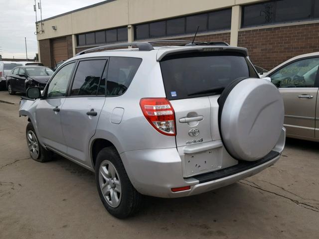 2T3BF4DV9CW270204 - 2012 TOYOTA RAV4 SILVER photo 3