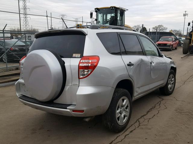 2T3BF4DV9CW270204 - 2012 TOYOTA RAV4 SILVER photo 4