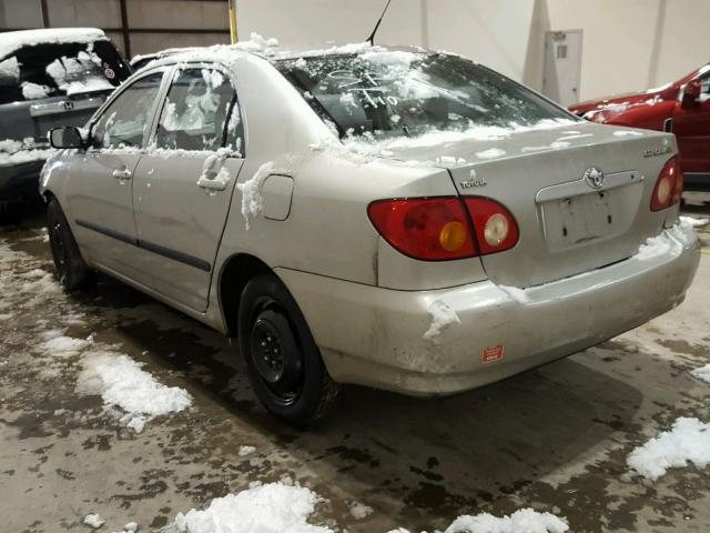 2T1BR32E04C263867 - 2004 TOYOTA COROLLA CE SILVER photo 3