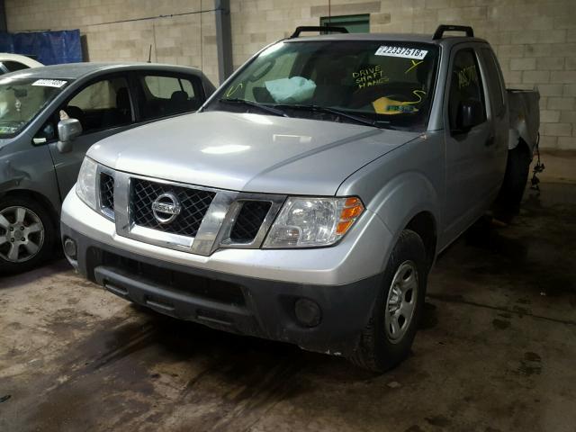 1N6BD0CT1AC403842 - 2010 NISSAN FRONTIER K SILVER photo 2