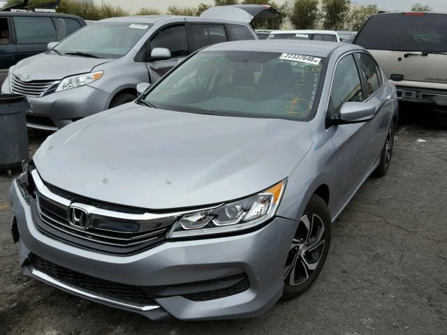 1HGCR2F31HA237345 - 2017 HONDA ACCORD LX SILVER photo 2