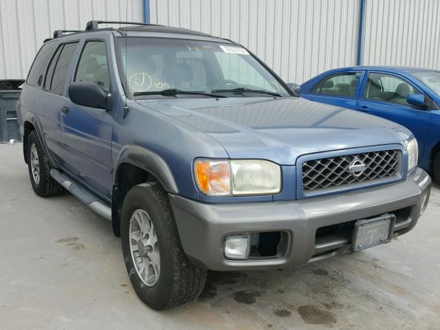 JN8DR09Y11W571676 - 2001 NISSAN PATHFINDER BLUE photo 1