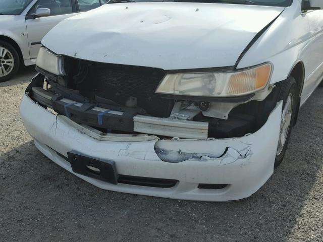 2HKRL1875YH560309 - 2000 HONDA ODYSSEY EX WHITE photo 9