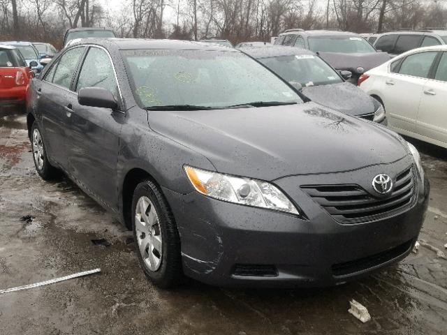 4T1BE46K08U259601 - 2008 TOYOTA CAMRY CE GRAY photo 1