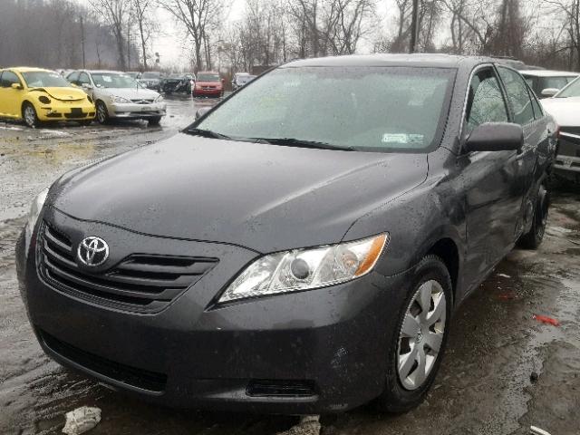 4T1BE46K08U259601 - 2008 TOYOTA CAMRY CE GRAY photo 2