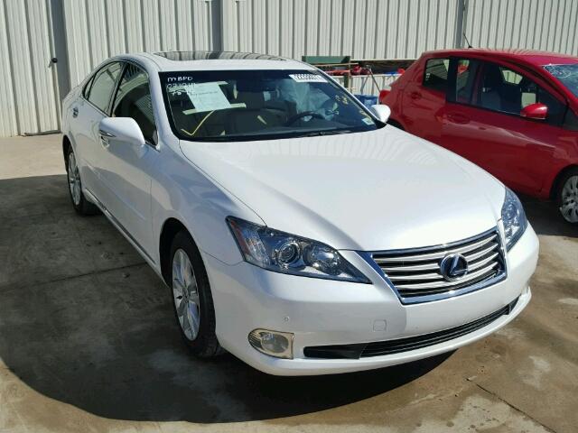 JTHBK1EG8C2477894 - 2012 LEXUS ES 350 WHITE photo 1