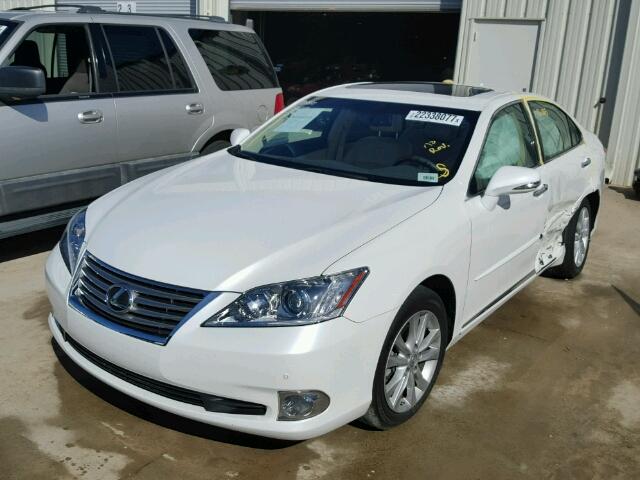 JTHBK1EG8C2477894 - 2012 LEXUS ES 350 WHITE photo 2