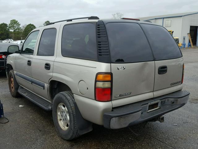 1GNEC13VX4R124649 - 2004 CHEVROLET TAHOE C150 GRAY photo 3