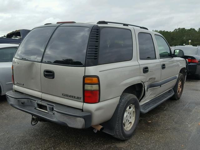 1GNEC13VX4R124649 - 2004 CHEVROLET TAHOE C150 GRAY photo 4