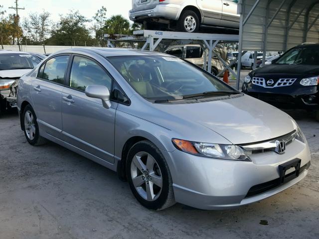 1HGFA16857L082361 - 2007 HONDA CIVIC EX SILVER photo 1