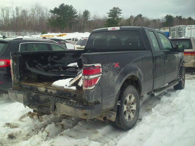 1FTFX1EF8DFD21652 - 2013 FORD F150 SUPER BLACK photo 4