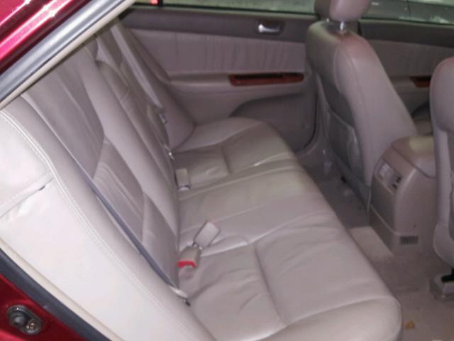 4T1BE30K84U309819 - 2004 TOYOTA CAMRY LE RED photo 6