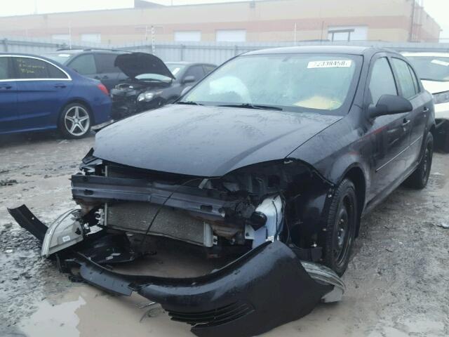 1G1AD5F59A7226273 - 2010 CHEVROLET COBALT 1LT BLACK photo 2