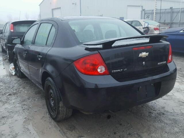 1G1AD5F59A7226273 - 2010 CHEVROLET COBALT 1LT BLACK photo 3