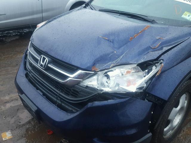 5J6RE4H31BL095050 - 2011 HONDA CR-V LX BLUE photo 9