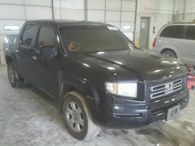 2HJYK16597H528868 - 2007 HONDA RIDGELINE BLACK photo 1