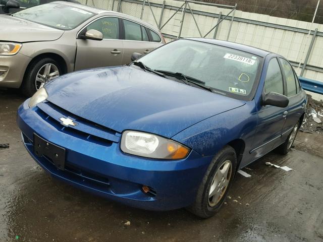 1G1JC52F457187504 - 2005 CHEVROLET CAVALIER BLUE photo 2