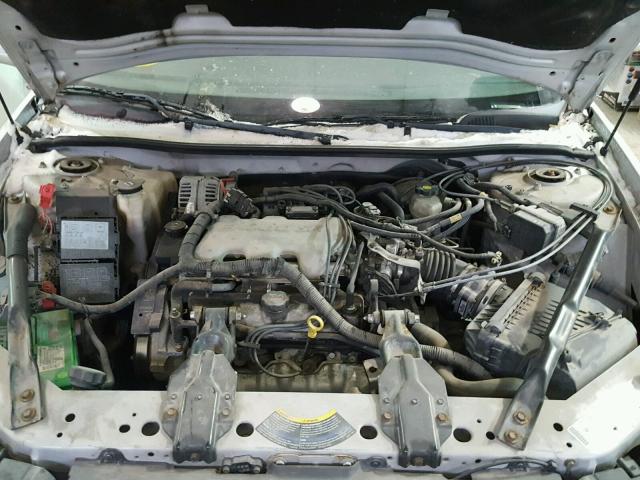 2G1WF52E349262517 - 2004 CHEVROLET IMPALA SILVER photo 7