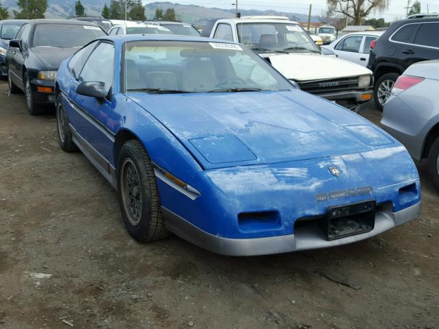 1G2PG1199HP230303 - 1987 PONTIAC FIERO GT BLUE photo 1