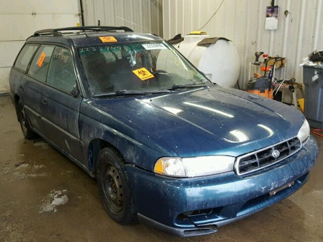 4S3BK4352W7306859 - 1998 SUBARU LEGACY L GREEN photo 1