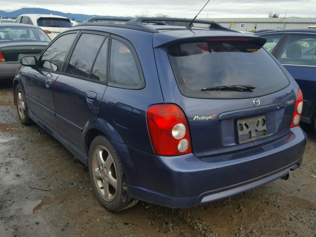 JM1BJ246521594677 - 2002 MAZDA PROTEGE PR BLUE photo 3