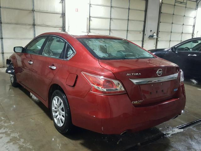 1N4AL3AP9DN438409 - 2013 NISSAN ALTIMA 2.5 RED photo 3