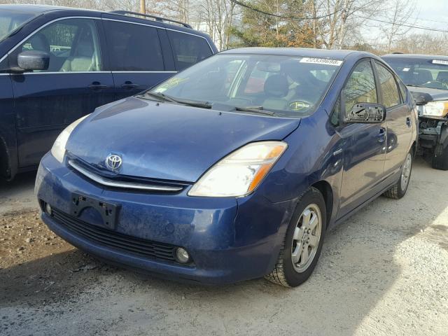 JTDKB20U997878502 - 2009 TOYOTA PRIUS BLUE photo 2