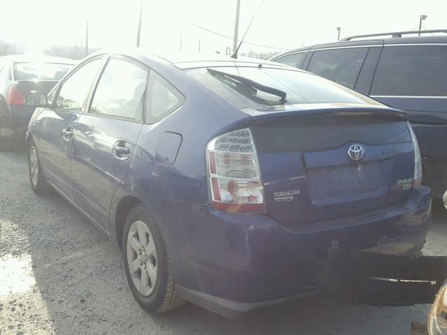 JTDKB20U997878502 - 2009 TOYOTA PRIUS BLUE photo 3