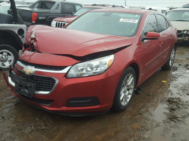 1G11C5SL1EF240252 - 2014 CHEVROLET MALIBU 1LT წითელი ფოტო 2