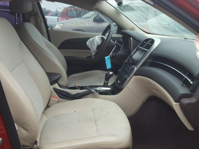 1G11C5SL1EF240252 - 2014 CHEVROLET MALIBU 1LT წითელი ფოტო 5