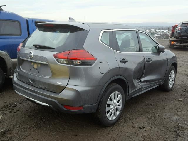 JN8AT2MV3HW002092 - 2017 NISSAN ROGUE S GRAY photo 4