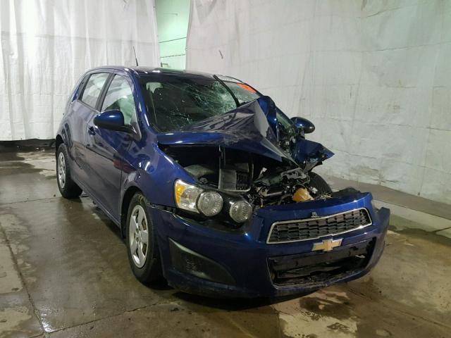 1G1JA6SH8D4186255 - 2013 CHEVROLET SONIC LS BLUE photo 1