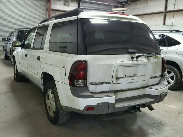 1GNES16S536232889 - 2003 CHEVROLET TRAILBLAZE WHITE photo 3