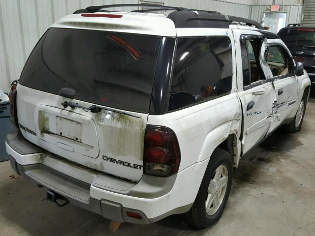 1GNES16S536232889 - 2003 CHEVROLET TRAILBLAZE WHITE photo 4