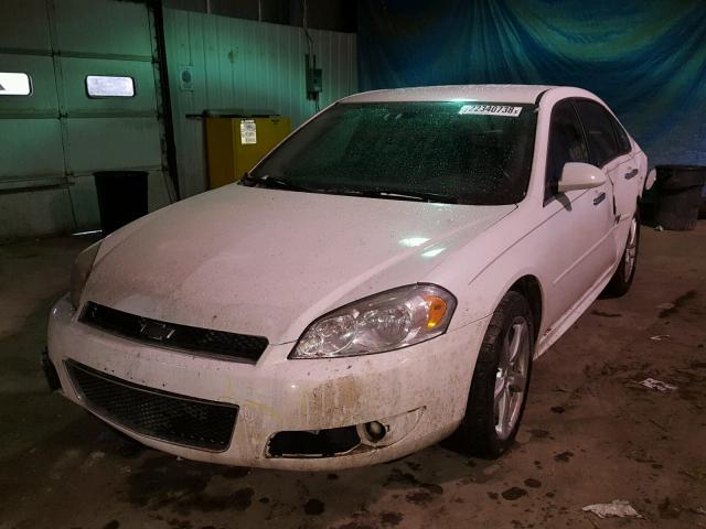 2G1WC5E39D1228955 - 2013 CHEVROLET IMPALA LTZ WHITE photo 2