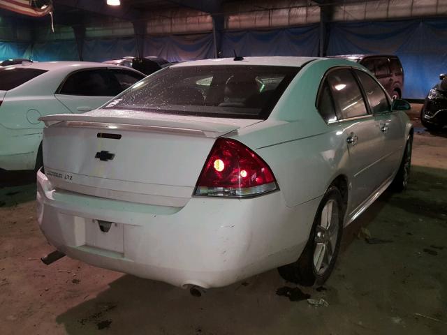 2G1WC5E39D1228955 - 2013 CHEVROLET IMPALA LTZ WHITE photo 4