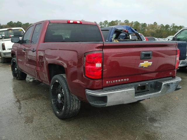 1GCRCREH7EZ268161 - 2014 CHEVROLET SILVERADO MAROON photo 3