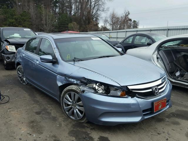 1HGCP2F80BA064734 - 2011 HONDA ACCORD EXL BLUE photo 1